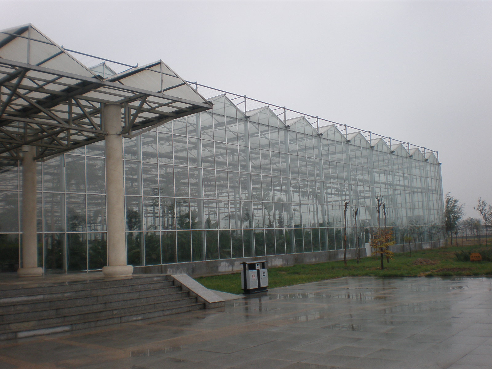 纹络型玻璃温室 现代农业的绿色智慧之选